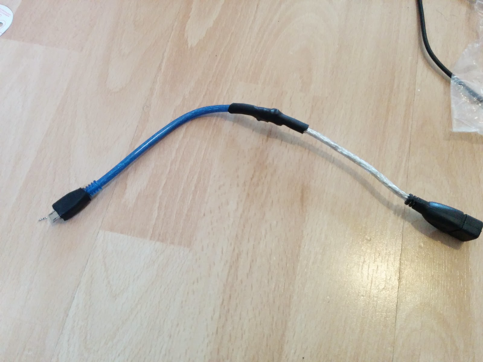The completed cable
